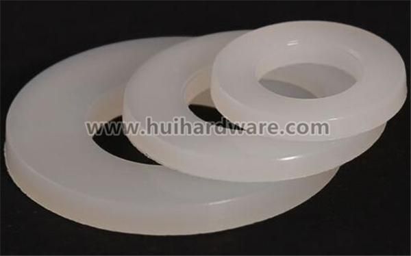 China Manufacture White Soft Nylon Plastic Transparent Flat Washer