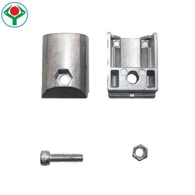 Hardware Aluminum Connector Aluminum Pipe Fitting for Pipe Racking System