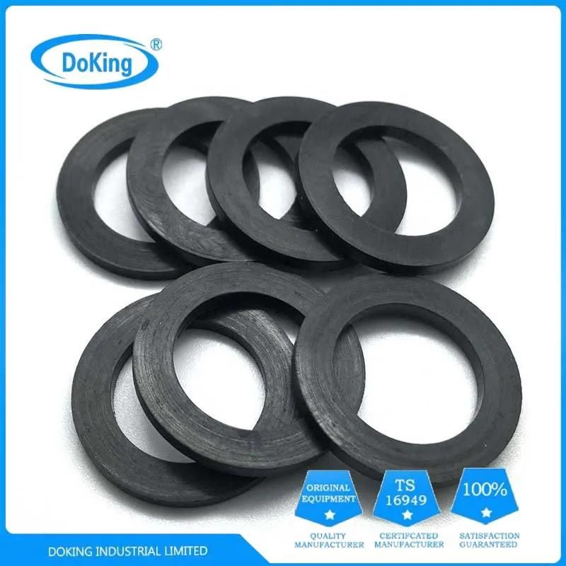 Customized NBR EPDM Car Parts Rubber Exhaust Flange Gasket O Ring Flat Rubber Gasket