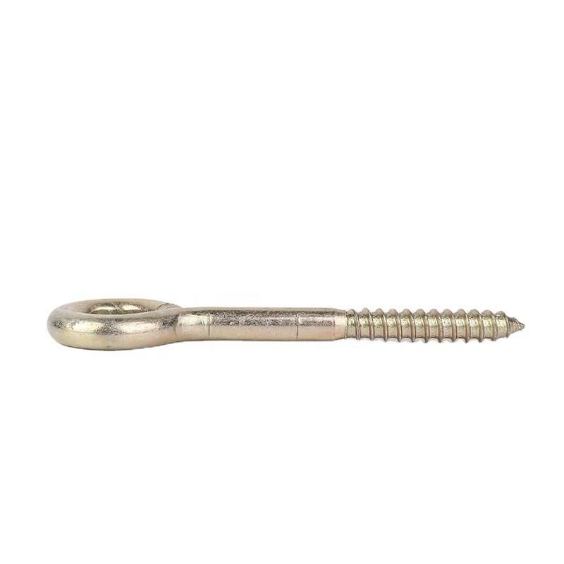 China Manufacturer Customized Eye Hook Screw Galvanized Carbon Steel Welded Eye Screw