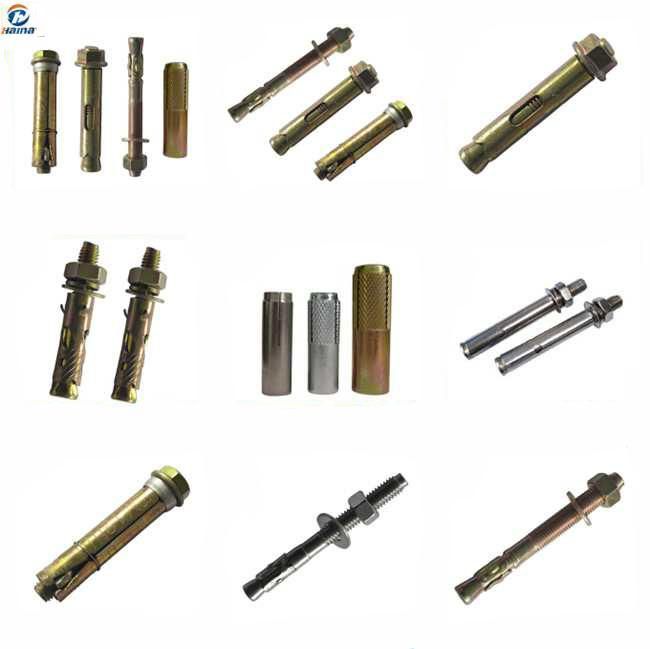 Wedge Anchor with Nut and Washer (one clip style)