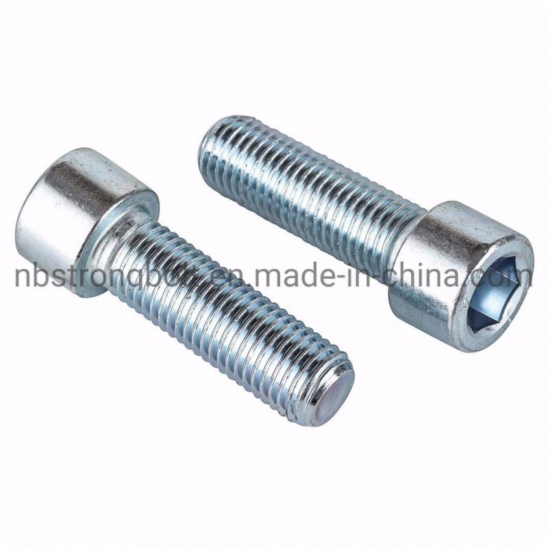 Fastener for Hexagaon Socket Bolt DIN912 Screw Grade 8.8 with White Zinc
