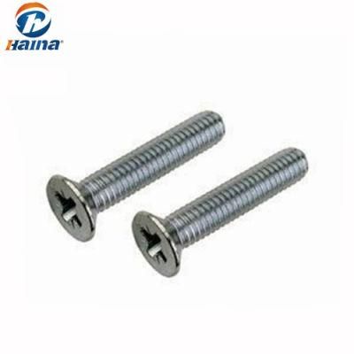 DIN965 Pozi Countersunk Head Screw in Zinc Plate