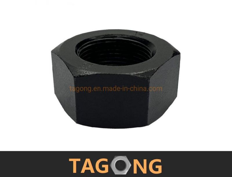Black M30 Class8 High Strength Nuts Heavy Nuts DIN 555