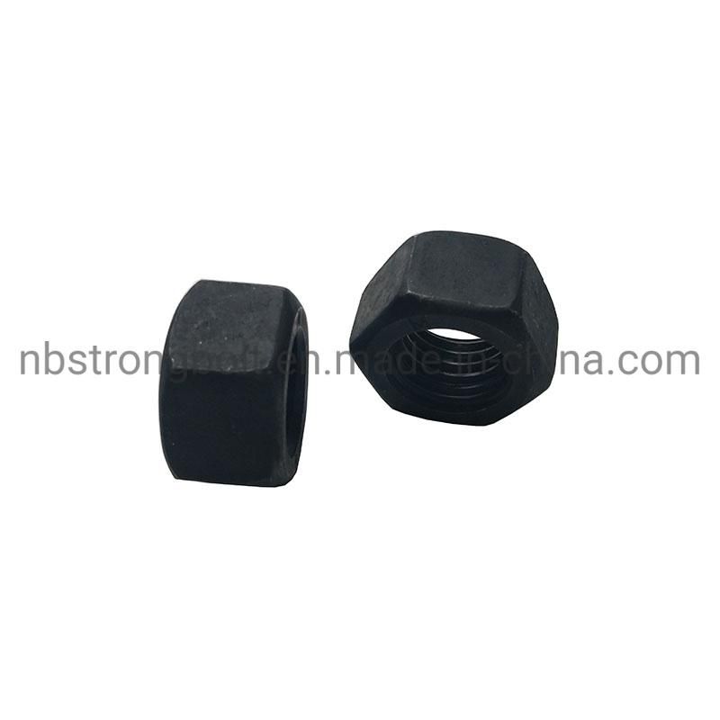 ASTM A194 Gr. 2h Heavy Hex Nut with Black 1.1/4"-7