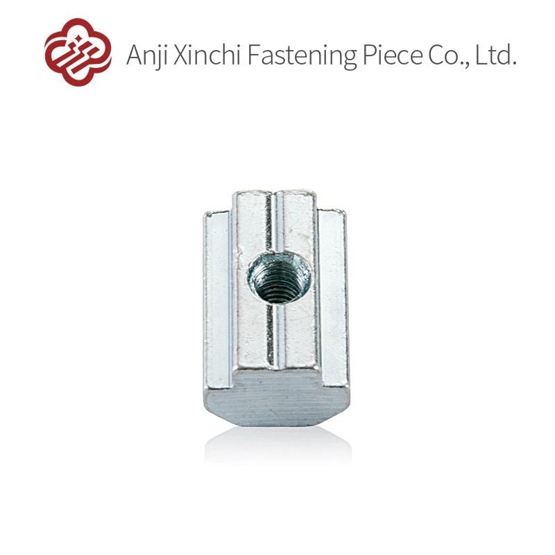 Galvanized Steel T Blocking Slotted Slide Nut with Steps