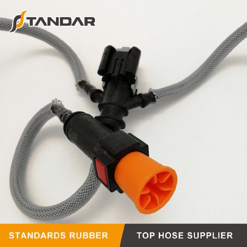 Diesel Fuel Injector Spill Rail Return Overflow Leak off Pipe Hose C2s43380 for Land Rover