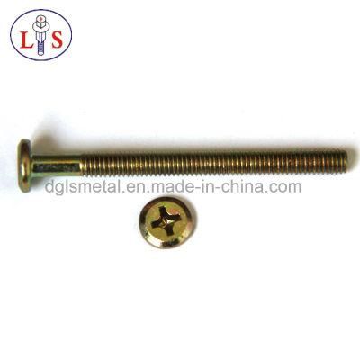 Flat Head Cross Recess Chamfered Bolt