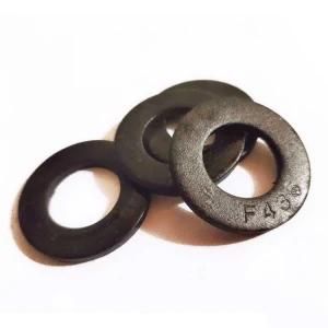 Black ASTM F436 DIN6916 DIN125 DIN7989 Flat Washer / Structural Washer / Fender Washer