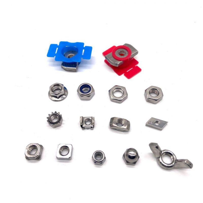 M5 SS304 Stainless Steel A2-70 DIN934 Hex Nut Hexagon Nut with Coarse Thread/Fine Pitch Thread