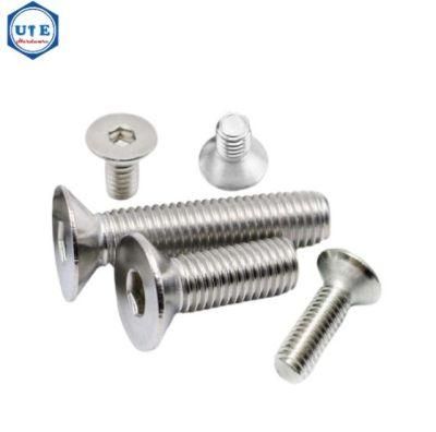 SUS304 SUS316 Stainless Steel Socket Csk Head Machine Screws DIN7991