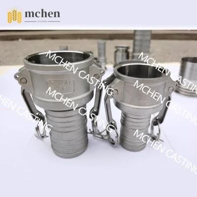 Stainless Steel 316 Pipe Fittings Quick Female Camlock Couplings
