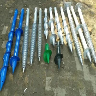ISO9001: 2015 Certificate High Strength Ground Screw Pile Anchor for Foundation