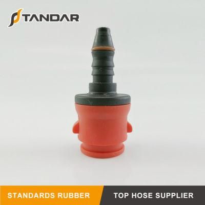 Straight Fuel Hose Plastic Quick Coupler Connector with O Ring