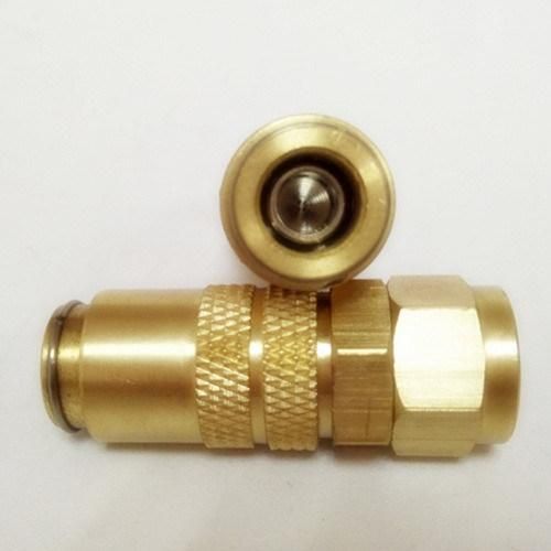 Brass Hose Mold Shut-off Quick Release Coupling for Cooling System