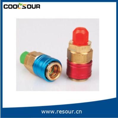 Coolsour Brass Refrigeration Quick Coupler Connector