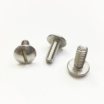 Custom Size Stainless Steel SUS Truss Head Slotted Screw