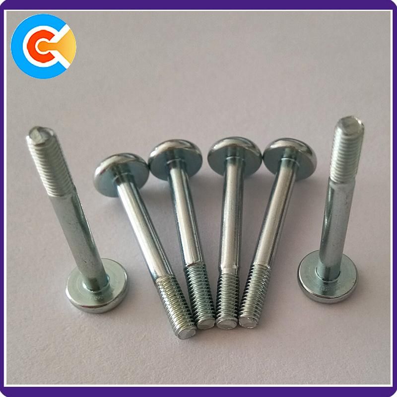 Carbon Steel Galvanized M3 Half-Thread Phillips Pan Head Screws