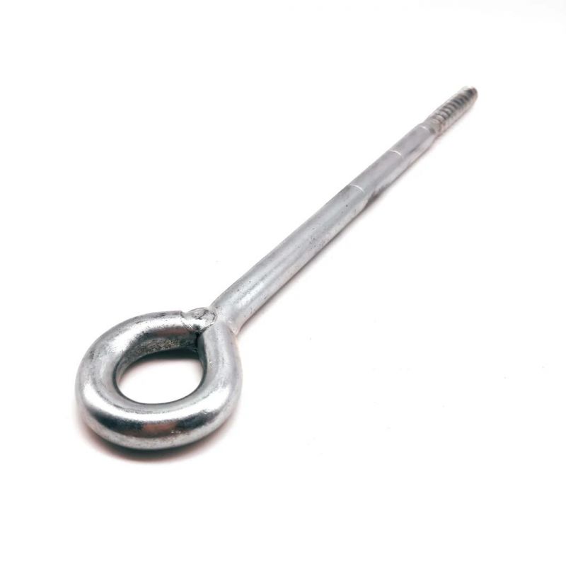 Zinc Plated Closed Eye Hook Screw with Wood Thread