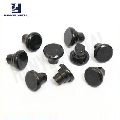 Custom-Made Oxid Black Finish M16 Semi-Tubular Solid Rivet