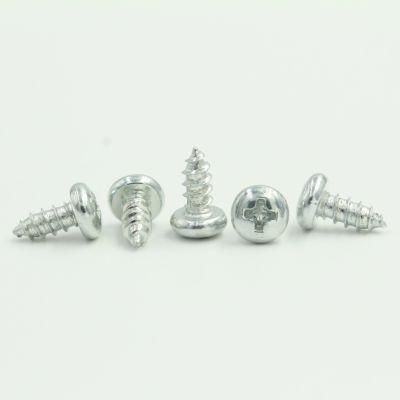 White Zinc M2 Self Tapping Pan Head Screw