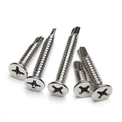 DIN7504p Flat Countersunk Head Bugle Head Self Drilling Screw. Stainless Steel. 304