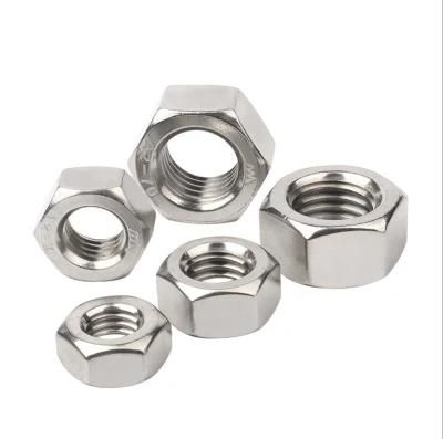 High Quality Stainless Steel 304 Polished DIN934 Hex Nut