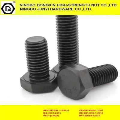 8.8 Full Thread Black Fastener Hex Head Bolt DIN933