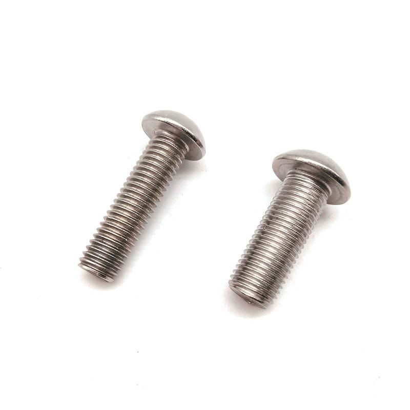 Stainless Steel 304 316 Socket Round Head Pan Cutting Machine Screw