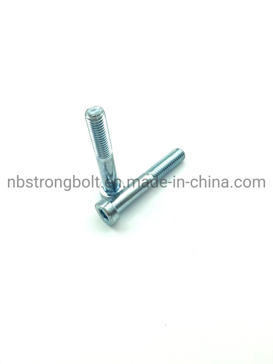 Hexagaon Socket Bolt DIN912 Grade 8.8 with White Zinc Plated Cr3+