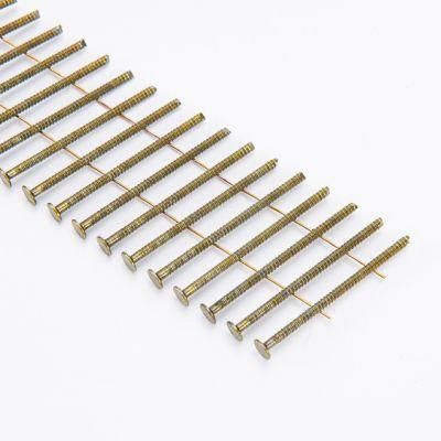 Iron Smooth Ring Screw Shank Coil Nails for Wooden Boxes