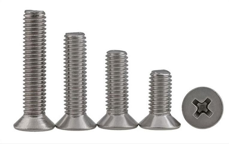 GB/T819 304 Stainless Steel Cross Recessed Countersunk Head Screws