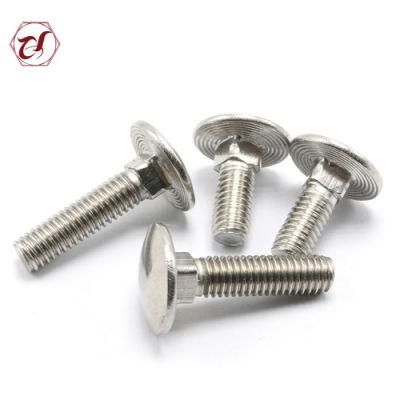 Stainless Steel304 316 Mushroom Head Square Neck Carriage Bolt DIN603