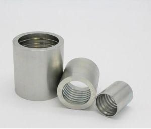 Hydraulic Hose Fitting Ferrule for One or Two Wires Braided Hose