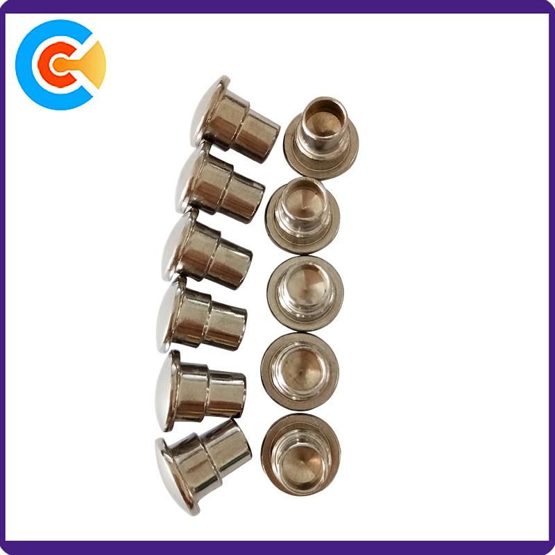 Manufacturer Wholesale Metal Shoulder Hollow Rivet Mushroom Head Rivets