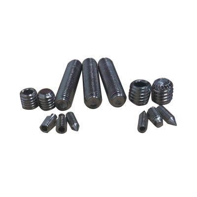 DIN915dog Point Socket Set Screws Black