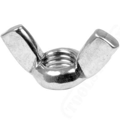 China Fastener Wholesale Ss-304 Butterfly Nuts DIN-315 Stainless Steel M6 M8 M10 Wing Nut