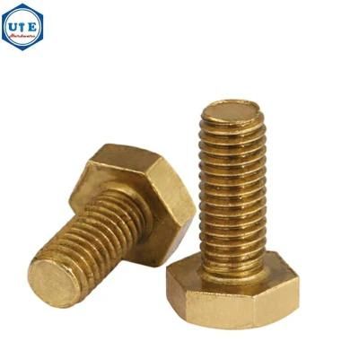 Brass Fasteners Brass Hex Bolt Full Thread M6X12 to M24X150