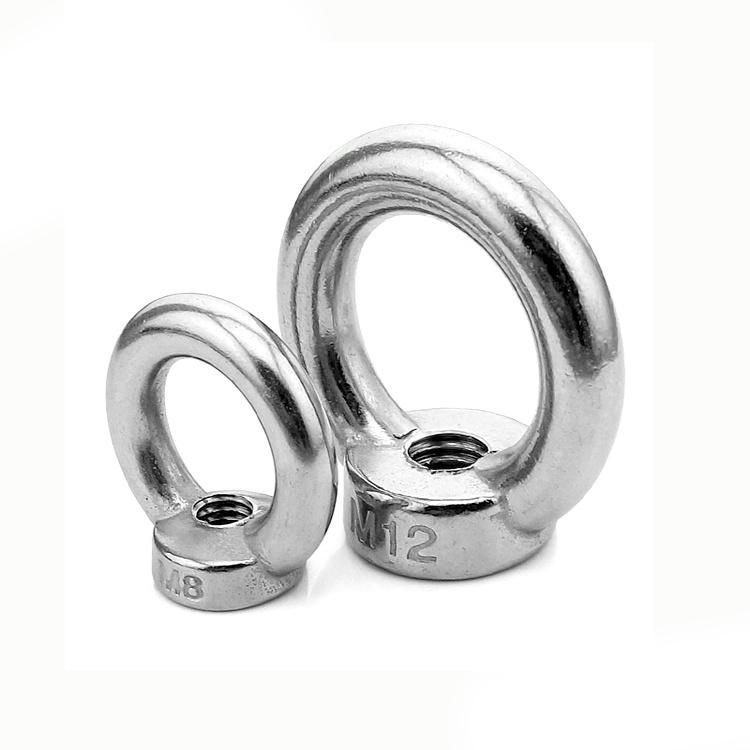 Stainless Steel Lifting Eye Nuts DIN582 Carbon Steel Forged Galvanized Ring Nut Anchor Lifting Eye Nuts Bolt and Nut