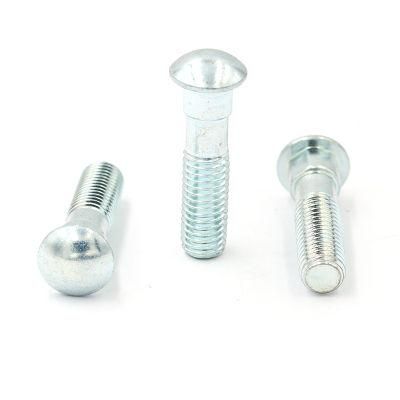 HDG/Zp/Plain and Stainless Steel Carriage Bolt DIN603 with Nut