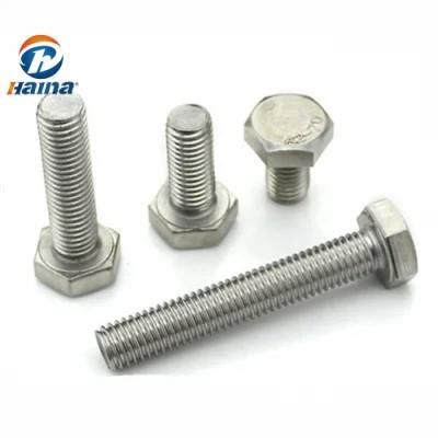 A2-70 A4-80 304/316 Stainless Steel Hex Cap Screw