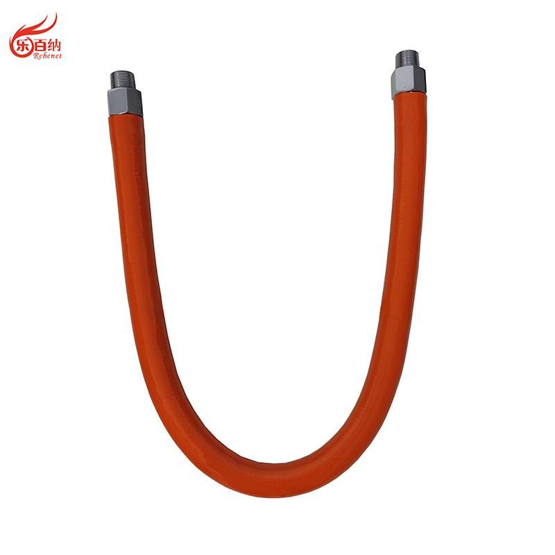 36 Inch Commercial Mobile Gas Connector Hose Kit for Kitchen Equipment (QD3436)