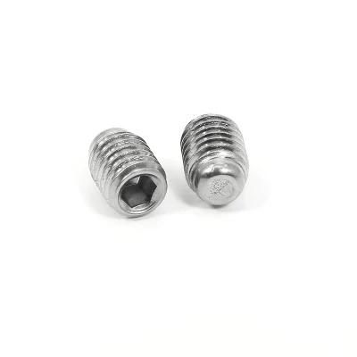 China Wholesale Custom Flat Point Hollow Hexagon Screw Stainless Steel 304 Hex Socket Grub Slotted Set Screw