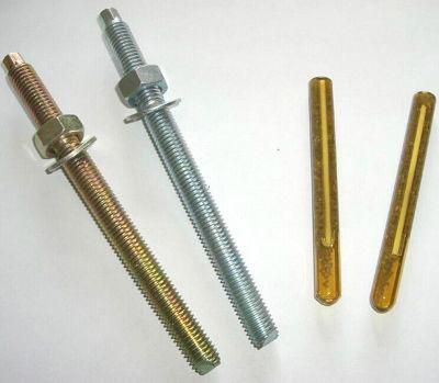 China Wholesale Fastener Hardware 4.8/ 8.8/ 10.9/ 12.9 Grade China Chemical Anchor Manufacturer Special M6 Chemical Anchor Bolt 304