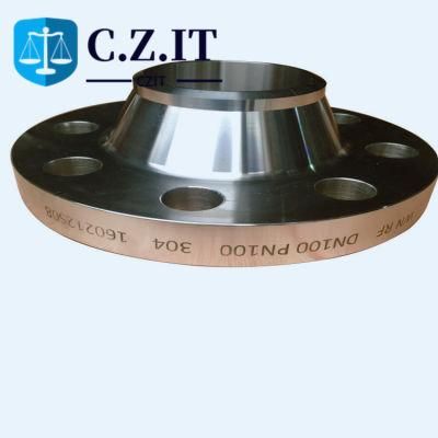 Big Size ASME Weld Neck Stainless Steel Ss321 SS304L Flange