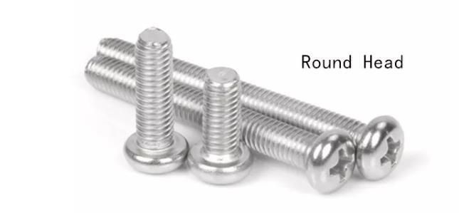 Stainless Steel Phillips Screws M2/M2.5*3/4/5/6/8/10mm Cross Flat/Round Head Thread Metric Machine Screw Bolt