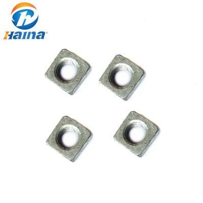 Hot DIP Galvanized DIN557 Gr8.8 Square Nuts