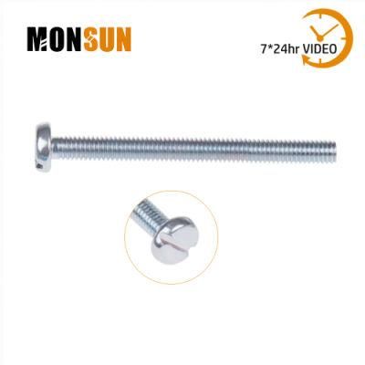 Bright Zinc Plated Slotted Pan Head Bzp Machine Screws
