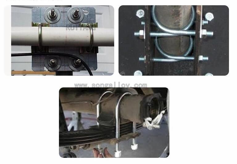 U Bolt L Bolt J Bolt T Head Bolt Lifting Eye Bolt Allen Bolt Stud Bolt with Hex Nuts and Flat Washer