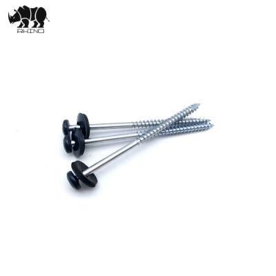 Phillips Drive Pan Head with EPDM Washer Partial Thread Self Tapping Painting Color Ral T17 Tapping Chipboard Screw